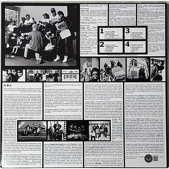 Ice Cube DJ Yella Signed NWA Greatest Hits Vinyl Record Album Beckett Autograph - Picture 10 of 14